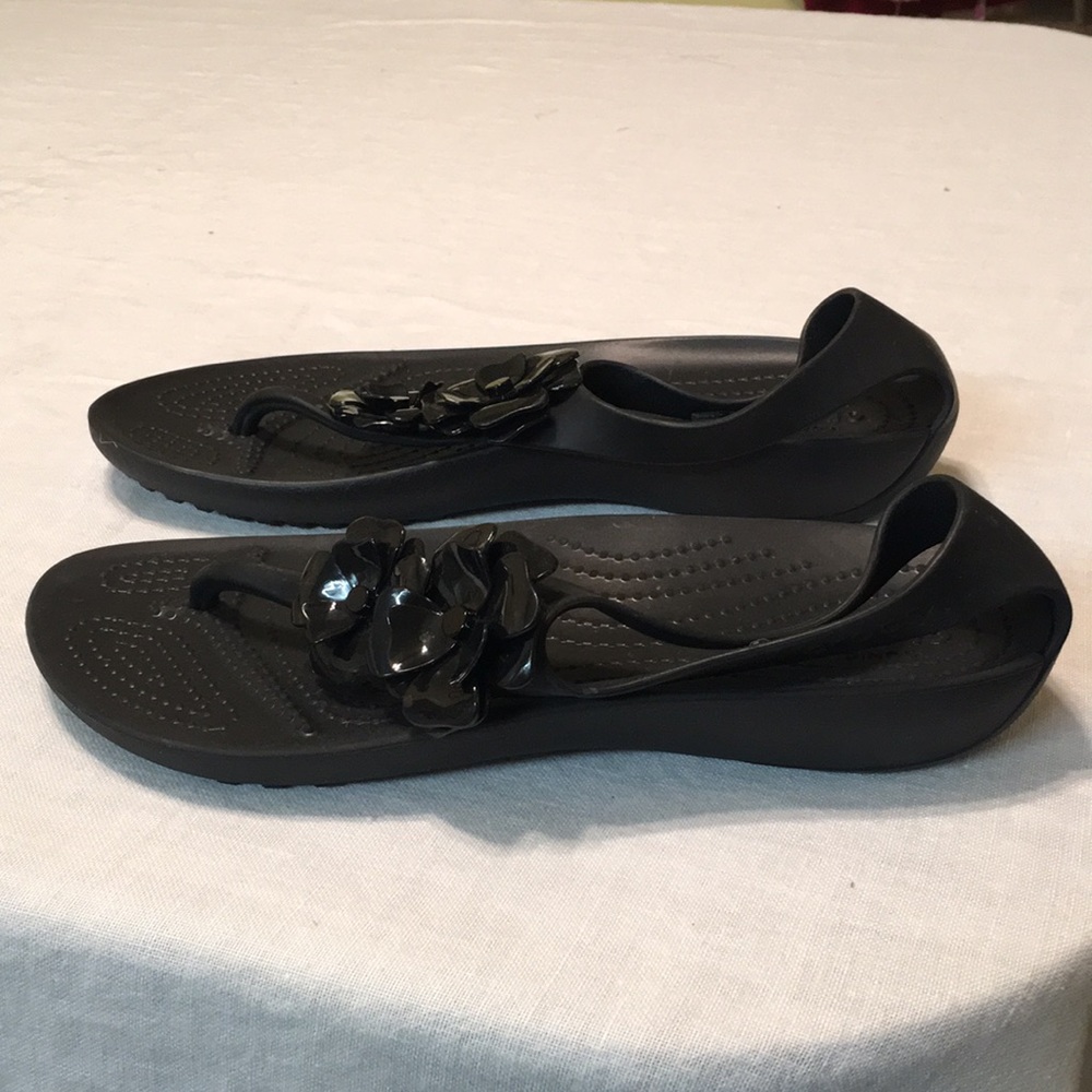 Crocs Black Sandals